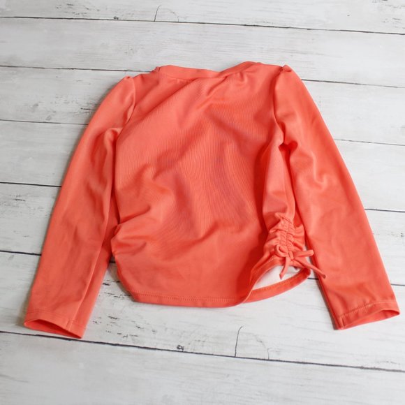 Crazy 8 Girl's Rashguard Swimsuit Top Size 2T Long Sleeves - Picture 4 of 4
